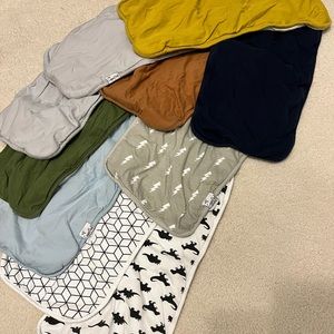 Copper Pearl Burp Cloths Cotton